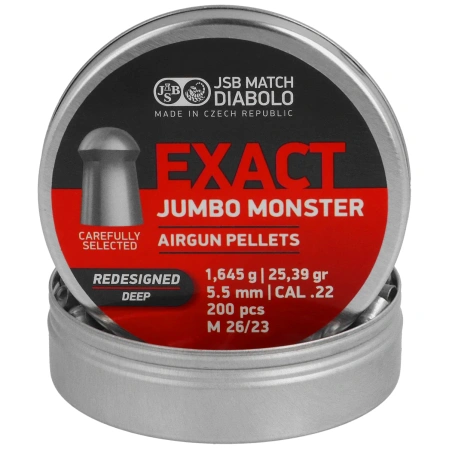 Śrut JSB Jumbo Monster Redesigned Deep 5.52 mm, 200 szt. (546188-200)