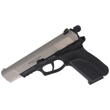Airgun set 13: Voltran Ekol ES P66 Satin 4.5 mm Pistol, 1500 BBs, 10 CO₂ cartridges, 100 targets