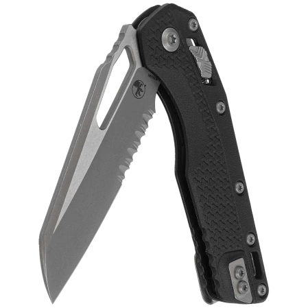 Microtech MSI S/E Ram-Lok Black Tri-Grip Polymer, Apocalyptic P/S M390MK by Tony Marfione (210T-11APPMBK)