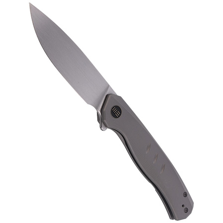 WE Knife Seer LE No 003/420 Gray Titanium, Hand Rubbed Silver CPM 20CV (WE20015-3)