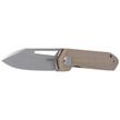 Kubey Royal Knife Tan G10, Beadblasted D2 by Colin Maisonpierre (KU321D)