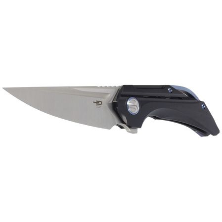 Bestech Vigil Black Titanium, Satin M390 by Kombou Knife (BT2201C)