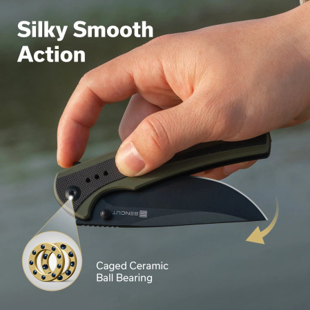 Nóż składany Sencut Regnator Green / Black G10, Black 9Cr18MoV (S24057-2)