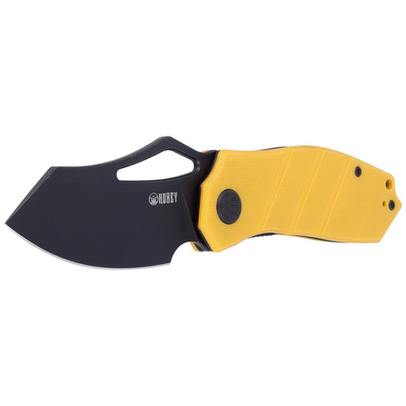 Nóż składany Kubey Ceyx Yellow G10, Darkwashed D2 (KU335C)