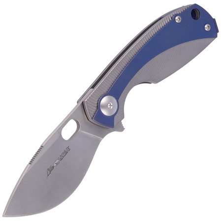 Viper Lille Blue Titanium, Satin M390 by Jesper Voxnæs Knife (V5962TIBL)