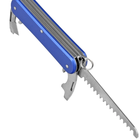 Fox Vulpis S4 Sky Blue Aluminium, Polished N690Co Pocket Knife (FX-VP130-S4 SB)