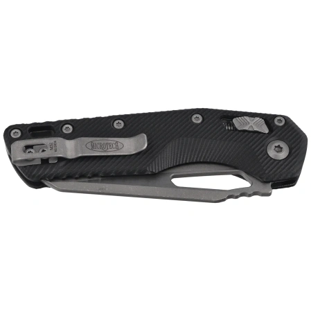 Microtech MSI S/E Knife Black Fluted G10, Apocalyptic F/S M390MK by Tony Marfione (210-12APFLGTBK)