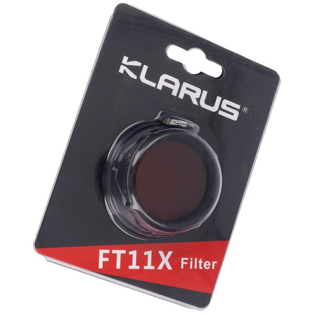 Klarus XT11X flashlight filter red (FT11X RD)