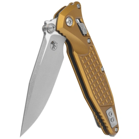 Microtech Socom Ram-Lok S/P-M Knife Tan Frag Aluminum, Stonewshed M390MK by Tony Marfione (160RL-10FRTA)
