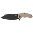 Kubey Flash KU158J Knife Tan G10, Blackwashed AUS-10