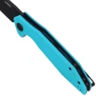 Kubey Nova KU117S Knife, Light Blue G10, Blackwashed 14C28N