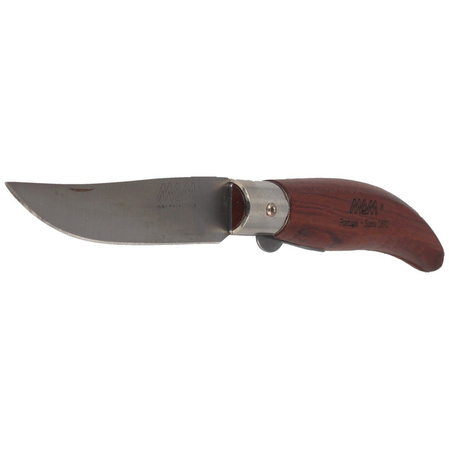 MAM Iberica Big Pocket Knife with Blade Lock, Dark Beech Wood 90mm (2016-DW)