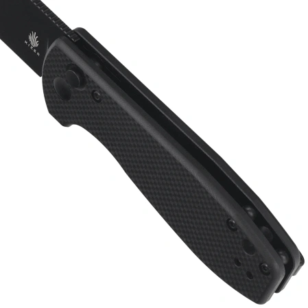 Kizer Amicus Knife Black G10, Black 9Cr18MoV by Azo (L3002A1)