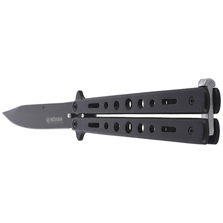 Nóż składany motylek Böker Magnum Balisong All Black (06EX402)