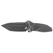 Nóż składany Microtech Socom Bravo T/E Black DLC Titanium / Carbon Fibre, Black DLC HW, Black DLC M390 by Tony Marfione (261-1DLCTCFTIS)