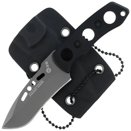 Nóż na szyję K25 RK-32178 Neck Knife Black G10, Titanium 7Cr17Mov