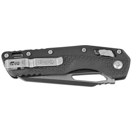 Nóż składany Microtech MSI S/E Black Tri-Grip Polymer, Black M390MK by Tony Marfione (210T-1PMBK)