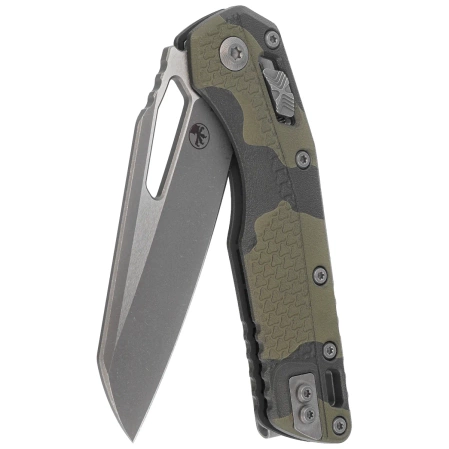 Microtech MSI S/E Olive Camo Tri-Grip Polymer, Apocalyptic M390MK by Tony Marfione (210T-10APPMOC)