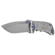 Spartan Blades Harsey Folder ''Oculus'' Titanium, Stonewashed MagnaCut