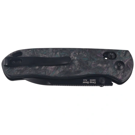 Nóż składany Kizer Drop Bear Medusa Fat Carbon, Matte DLC S35VN by Azo (Ki3619A4)