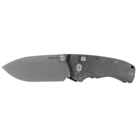 Nóż składany Remette WD107M Black Micarta, Titanium 14C28N