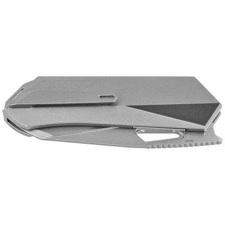 Remette Woodpecker Knife Gray Titanium, Hand Grinding Pearlescent M390 (RTWP-T)