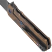 Medford TFF-4 Tanto Knife Bronze Titanium / Black G10, Flm HW, Std Clip, Black DLC S45VN by Greg Medford (MK1404PT-36A1-TFCP-BP)