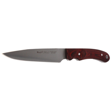 Muela Criollo-14 Coral Pakka Wood Knife, Satin 1.4116