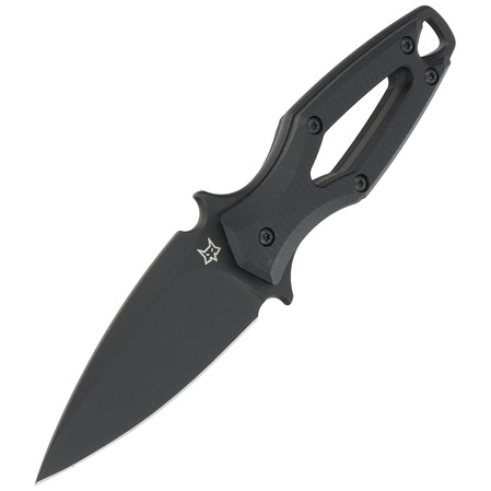 Nóż FOX Aka Black G10, Black Top Shield Elmax by Denis Simonutti (FX-553 B)