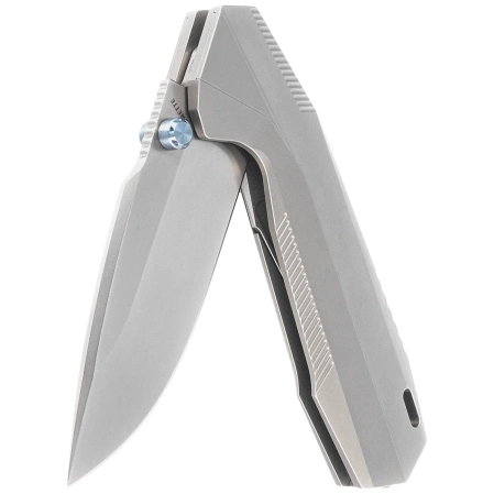 Nóż składany Remette RT-WK1-A Gray Titanium, Hand Grinding Pearlescent M390