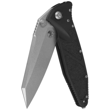 Nóż składany Microtech Socom Elite Warcom S/E-M Signature Black Aluminum, Stonewashed M390MK by Tony Marfione (259-10S)