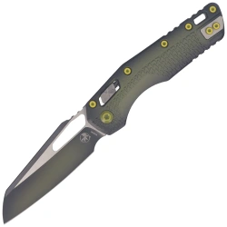 Nóż składany Microtech MSI Ram-Lok S/E Tri-Grip Faded Bazooka Green Polymer, Faded Bazooka Green M390MK by Tony Marfione (210T-1PMFBO-U25)