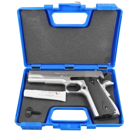 Voltran Ekol ES 1911 Satin 4.5 mm Air Pistol with Blow Back