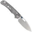 Kizer Outposter Knife Black Norplex UltreX™ Micarta, Satin Nitro-V (V3802CDA1)