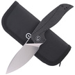 CIVIVI Anthropos Black G10 / Carbon Fiber, Satin Finish by Elijah Isham (C903BC)