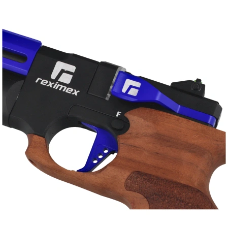 Pistolet wiatrówka PCP Reximex RPA Race Blue 4.5 mm z regulatorem
