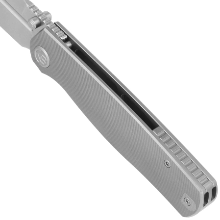 Kubey KB Albatross Knife Gray Titanium, Silver Bead Blasting M390 by Ray Laconico (KB471A)