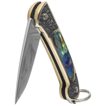 Third Decor Habitat Miniature Knife Abalone, Mirror-Polished 420 (N89-7)