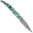 Nóż składany Third Decor Habitat N92V Abalone/Acrylic, Mirror-Polished 440 (TK-N92V)