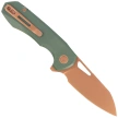 Nóż składany Remette Camel CNC G10, Titanium Plating 14C28N (RTCMLD)