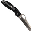 Spyderco Byrd Meadowlark 2 Rescue FRN Black, SpyderEdge (BY19SBK2)