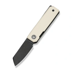 Civivi Kukei Knife Ivory G10, Black Stonewashed Nitro-V by Tashi Bharucha (C25036-3)