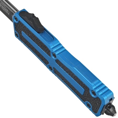 Nóż automatyczny OTF Microtech Scarab II Gen III S/E Blue Aluminium, Black M390MK by Tony Marfione (1278-1BL)