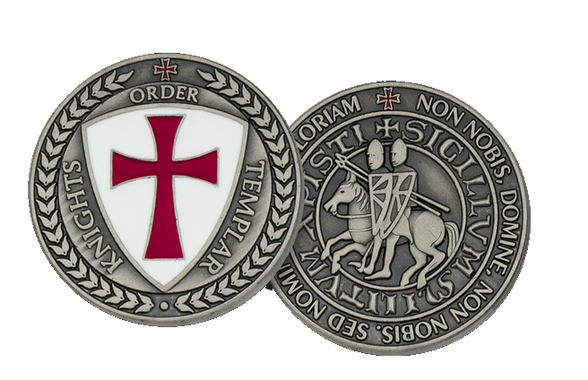 Moneta kolekcjonerska Tole 10 Imperial Templar Zamak, Old Silver (16189)