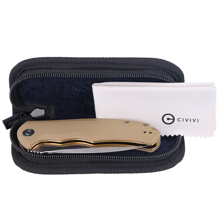 Nóż składany Civivi Praxis Tan G10, Satin 9Cr18MoV (C803B)