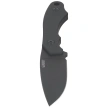 Kubey TLB I Knife Black G10, Blackwashed 14C28N by Alessandra De Santis (KU467B)
