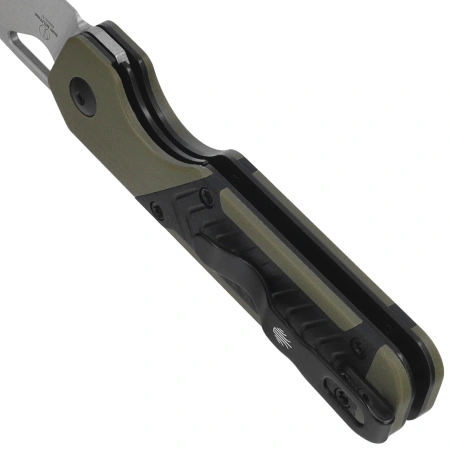 Nóż składany Kizer Mini Militaw Black-Green G10, Satin Nitro-V by Jonathan Styles (V3634SA6)