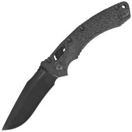 Microtech Amphibian Ram-Lok S/E Knife Fluted Carbon Fiber, Black DLC M390MK by Tony Marfione (137RL-1DLCTFLCFS)