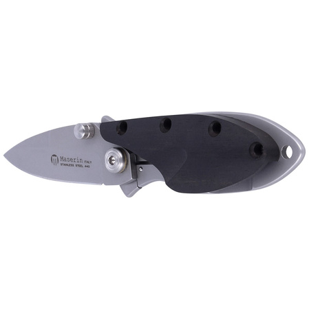 Maserin Onefold 550/EB Knife Ebony Wood, Bead Blasted 440C by Moris Baroni