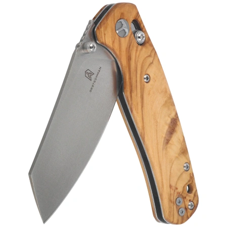 Nóż składany Bestechman Cicada's Wing Olive Wood, Satin 10Cr15MoV (BMK06-W-1)